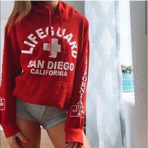 ADORABLE SAN DIEGO LIFEGUARD HOODIE!!!